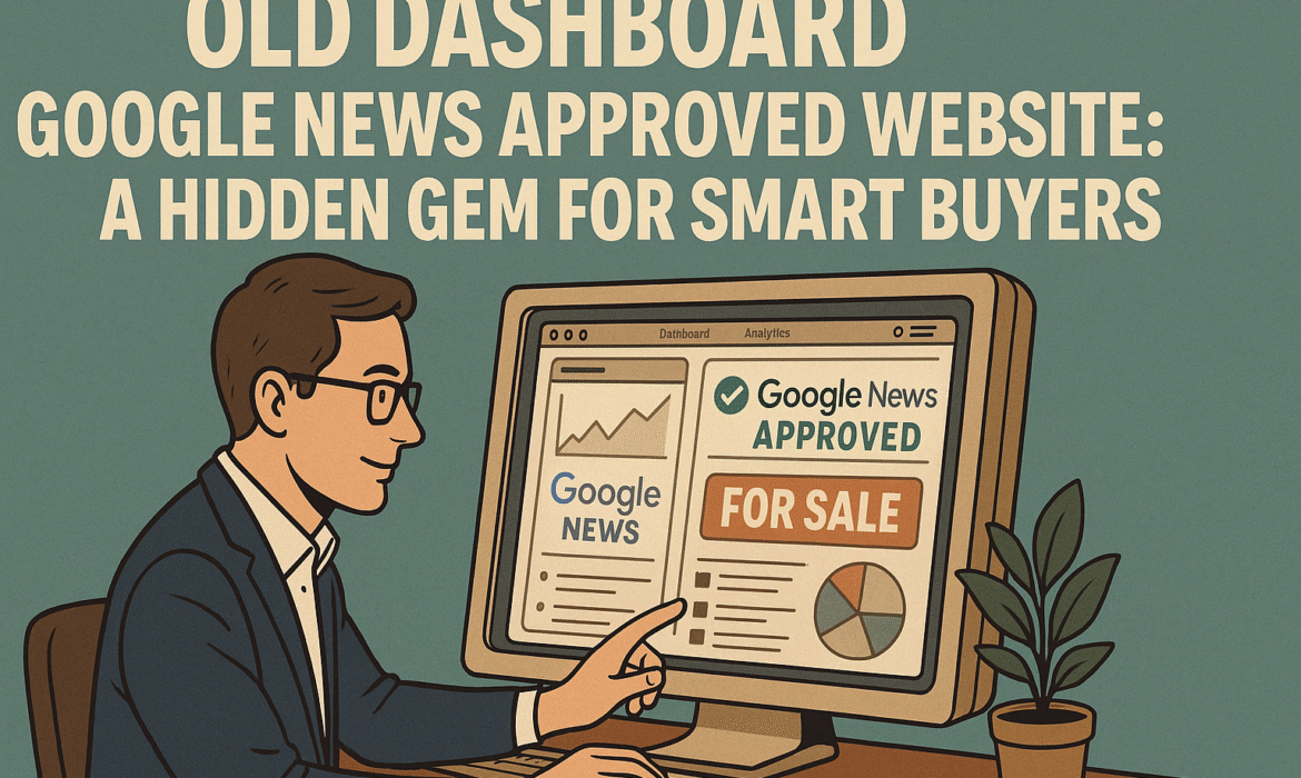 Google News Approved Website Old Edition Dashboard